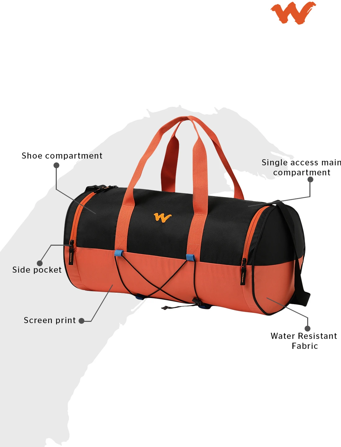 Wildcraft 40 L Hand Duffel Bag - Shuttle Pro L - Alternate View