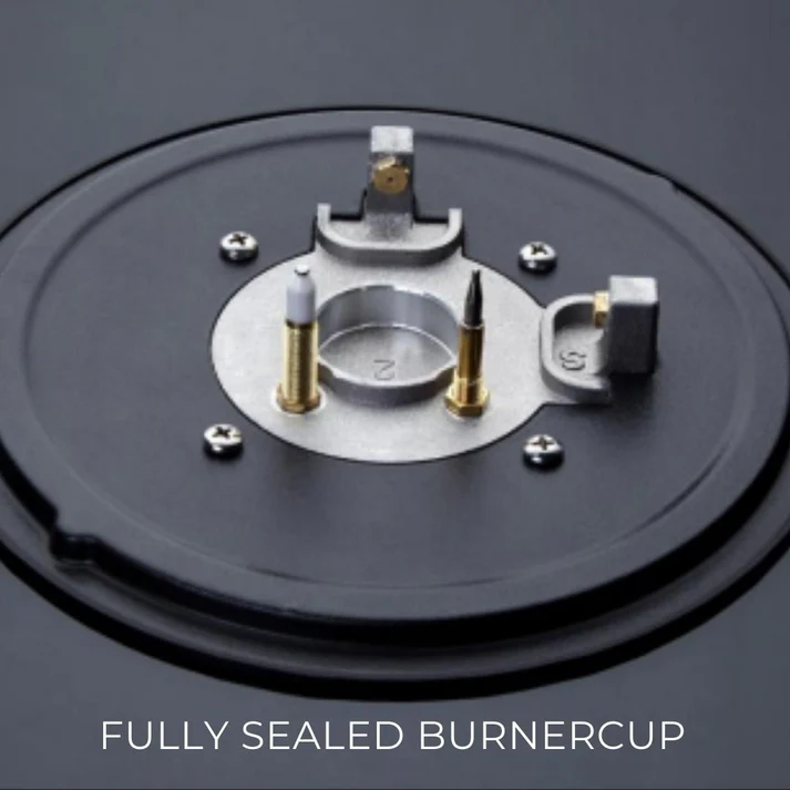 Elica 75 cm 3 Burner Hob DFS AB Series FLEXI DFS AB 3B 75 DX - Alternate View