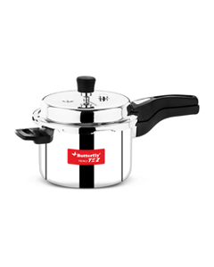 Butterfly Stainless Steel Tez Triply 5 Litres Pressure Cooker