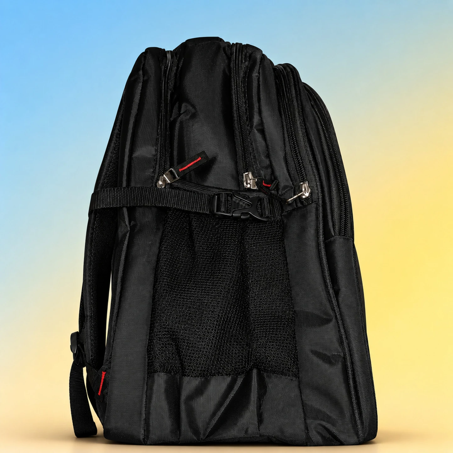Isha Large 50 L Laptop Backpack Premium Quality Durable Black Backpack with Modern Look and Spacious Storage (Black) - Alternate View