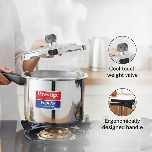 PRESTIGE POPULAR SVACHH STAINLESS STEEL PRESSURE COOKER 2.0 L - Detail View