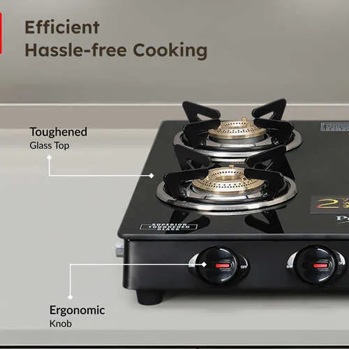 Prestige Magic Plus LP Gas Stove GTMP 04 SQ - Detail View
