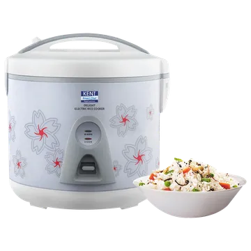 KENT Delight 1.8 Litre Electric Rice Cooker with Keep Warm Function (White