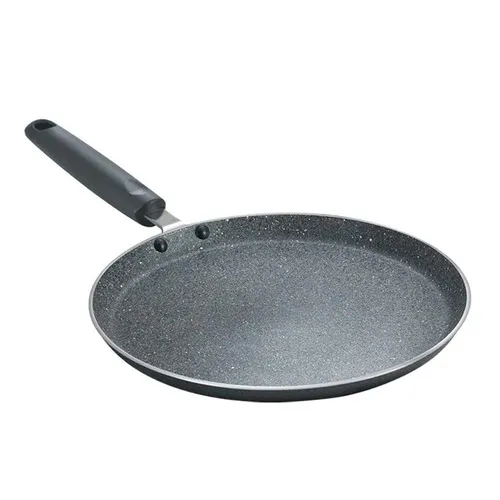 Prestige Omega Deluxe Granite Non-stick Round Base Omni Tawa (Black)