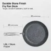 Prestige Durastone Hard Anodised 6 Layer Non-Stick Fry Pan, (24 cm, 1.9 Litre) (Black) - Detail View