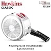 Hawkins Classic 3 Litre Inner Lid Aluminium Pressure Cooker, Induction Cooker, Wide Design Pan Cooker, Silver (Icl3W), 3 Liter - Detail View