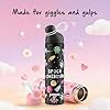 Go24 pexpo Water Bottle for School Kids, ISI Certified Stainless Steel Sipper Bottle for Kids 470ml | Hot & Cold Thermos Insulated Water Bottle|6+ Years Kids|Pico 500 - Black - Space - Alternate View