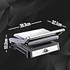 Sujata 2000 W Multi Purpose XL Size Grill SG01 | Aluminium Grill Patty Plate | 180° Flat Open | Teflon Coating | Cool Touch Metal Body | Overheat protection - Alternate View