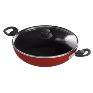 Impex Premium Induction Base Nonstick Aluminium Kadai Pan