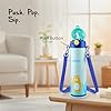 Go24 pexpo Pixy 500 ISI Certified Stainless Steel Water Bottle for School Kids - 470ml | Double Wall | Hot & Cold Vacuum Insulated Flask | 4+ Years Kids | School, Picnic, Sports - Sea Green Bear Print - Alternate View