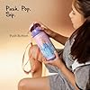 Go24 pexpo Pixy ISI Certified Stainless Steel Water Bottle for School Kids - 300ml | Hot & Cold Vacuum Insulated Flask | Leak Proof | Carry Strap | School, Picnic, Sports - Pink Frozen Doll UV Print - Detail View