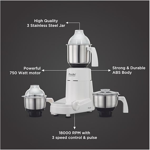 Preethi Chef Pro Mixer Grinder for Kitchen  - Alternate View