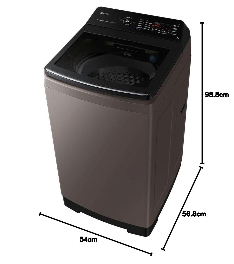 Samsung 8.0 5 star Fully Automatic Top Load Washing Machine Appliance (WA80BG4686BRTL,Rose Brown) - Alternate View