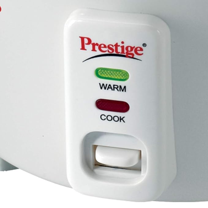 Prestige Delight PRWO 1.8 Electric Rice Cooker (White), 1.8 Litre - Detail View