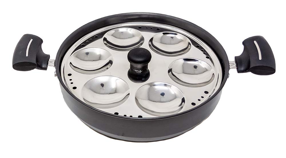 Butterly Hard-Anodized Aluminum Non Stick Super Plus Multi Kadai (280mm, Black) - Alternate View