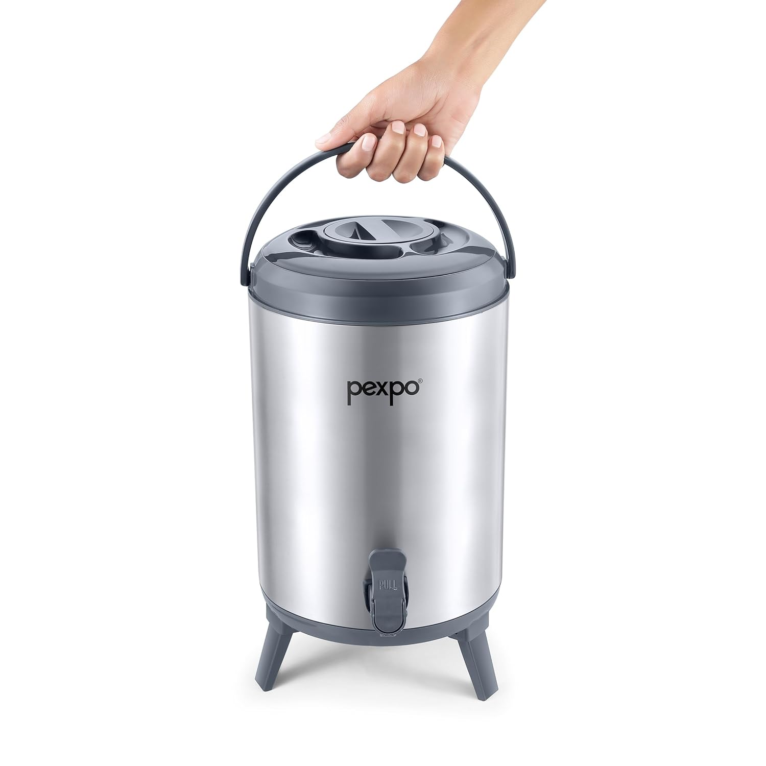 o24 pexpo Superio 10 Stainless Steel Insulated Camper/Water Jug 9.3 Liter  - Alternate View