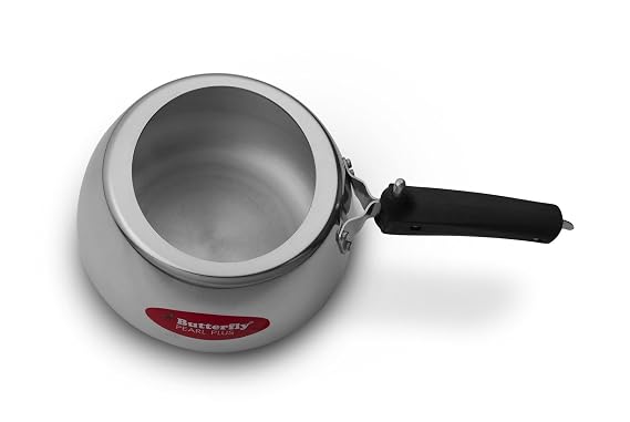 Butterfly Pearl Plus Induction Base Aluminium Inner Lid Pressure Cooker, 3 Litre - Detail View