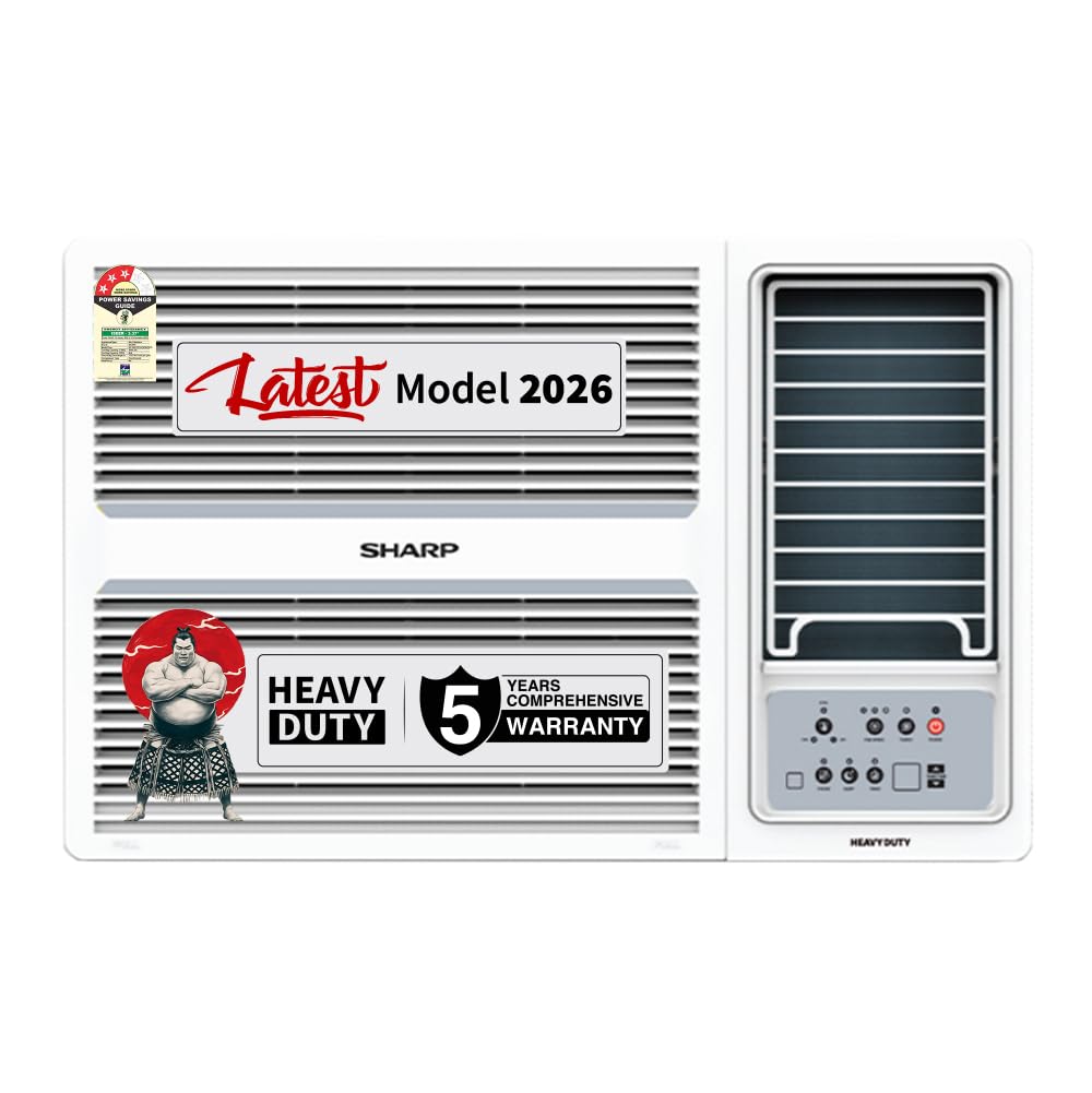 Sharp 1.5 Ton 3 Star Fixed Speed Window AC (AF-WA18F3X-SCN