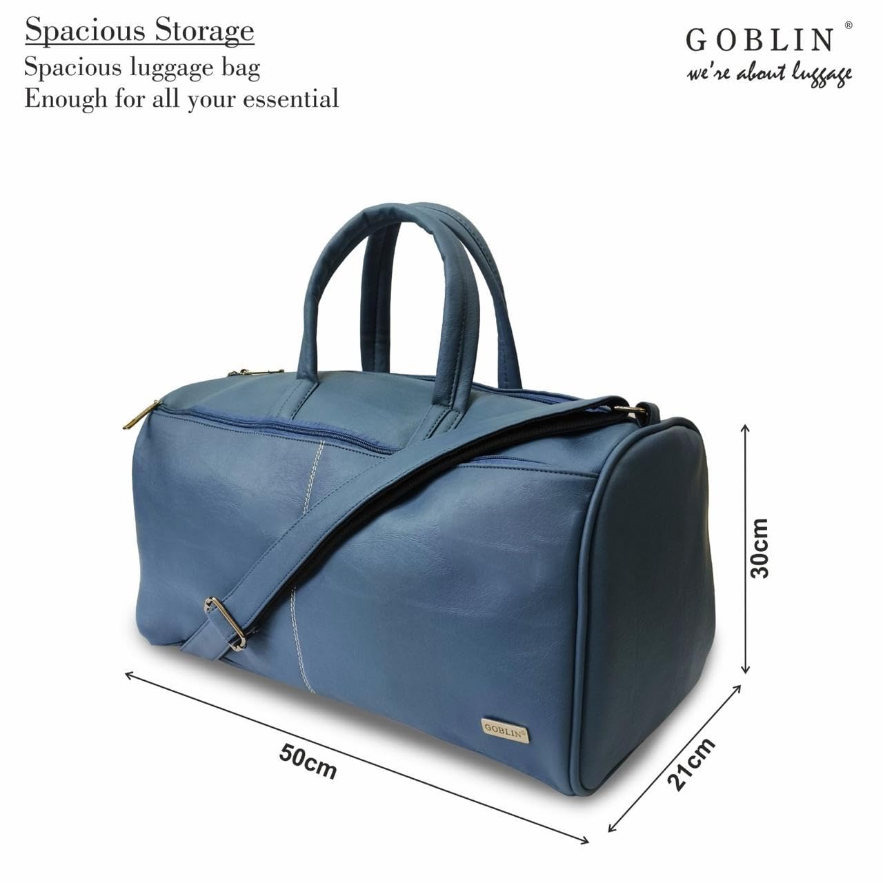 Goblin Wayfare Duffle Bag Blue - Alternate View