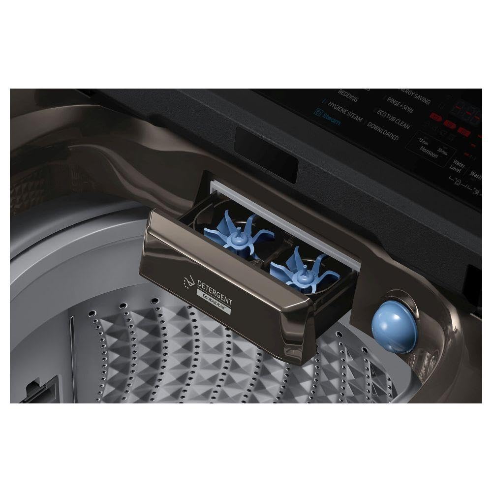 Samsung 8.0 5 star Fully Automatic Top Load Washing Machine Appliance (WA80BG4686BRTL,Rose Brown) - Detail View