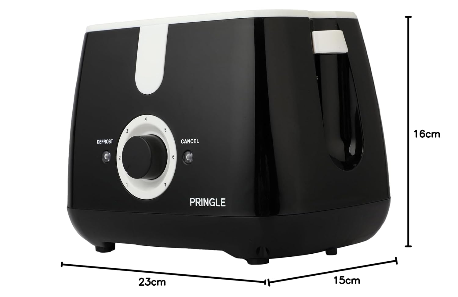 Pringle PT406 2-Slice Bread Toaster - Alternate View