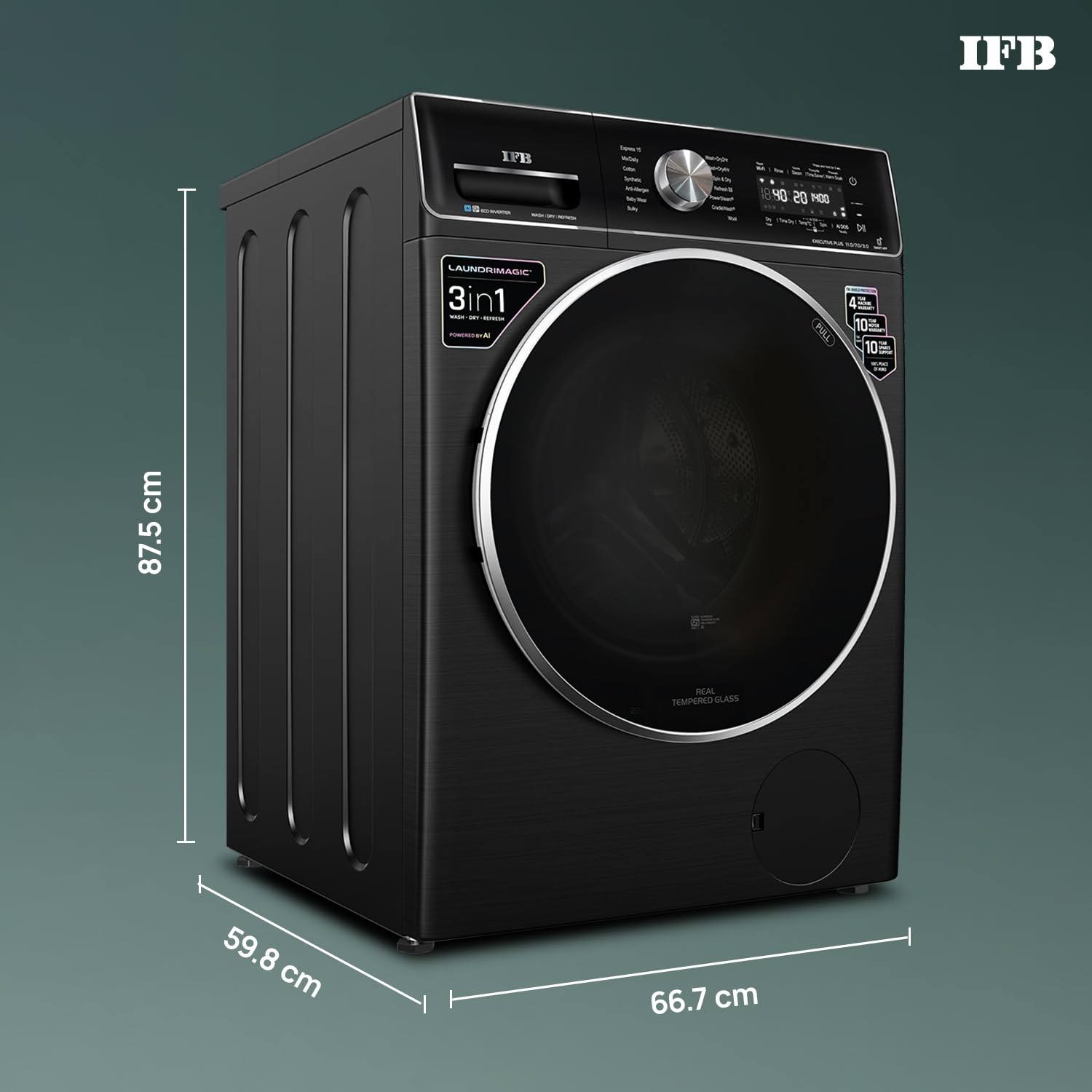 IFB 11/7/3 kg Fully Automatic Washer - Alternate View