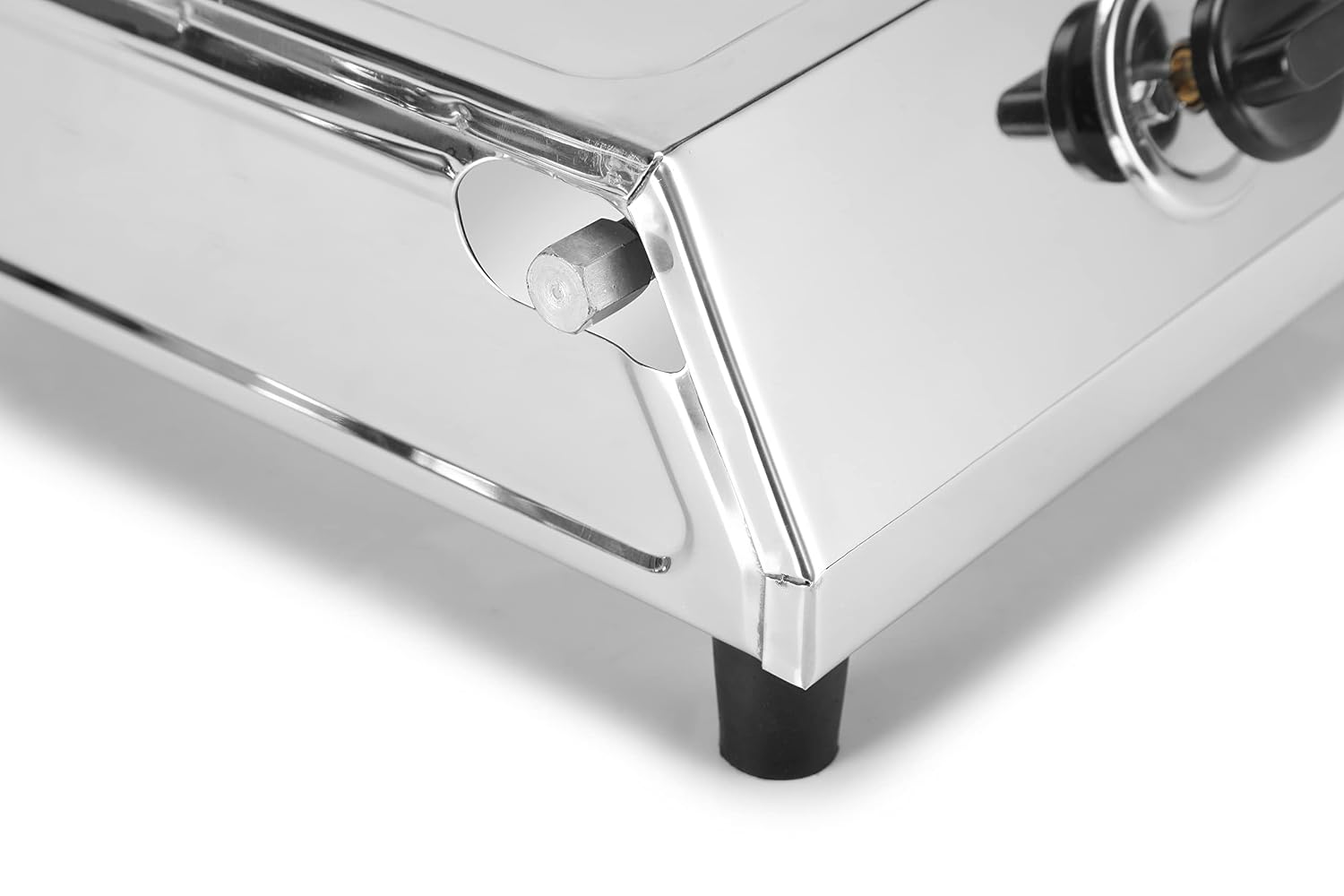 Sunshine Marco Single Burner Gas Stove, Stainless Steel - Detail View