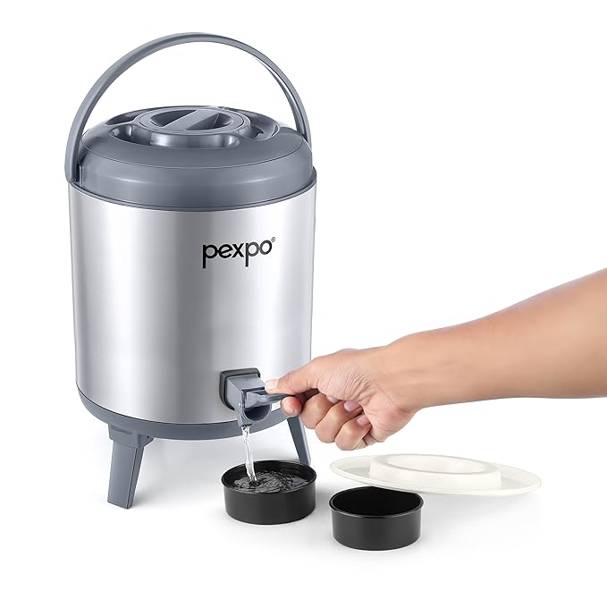 Go24 pexpo Superio 8 Stainless Steel 8 Liter Insulated Camper/Water Jug 8 Liter  - Alternate View