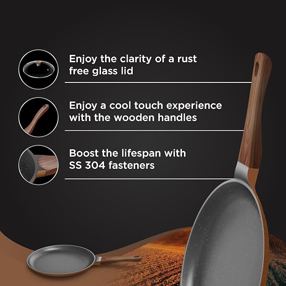 Preethi Artistic Collection Die Cast Non Stick Tawa - Detail View