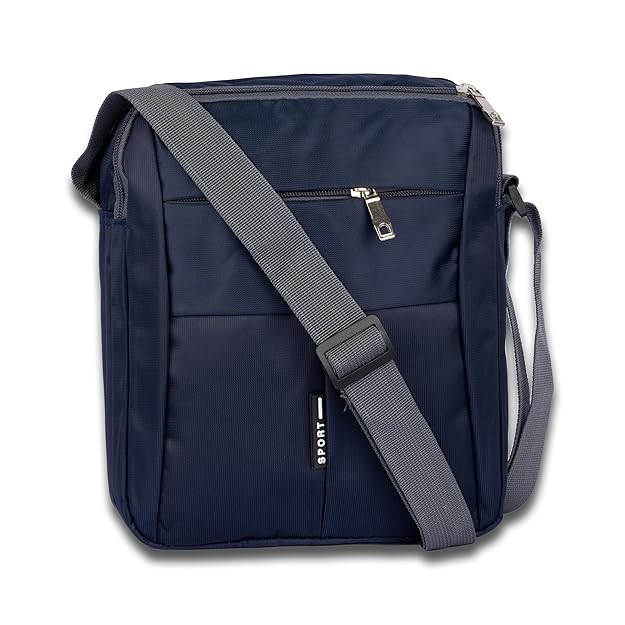 Nylon Sling Cross Body Water Resistance Travel Shoulder Bag