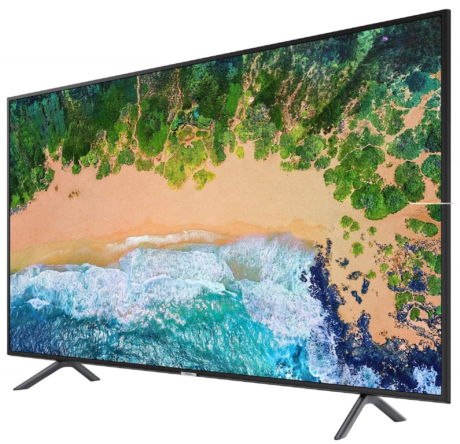 Samsung 189 cm (75 inches) 7 Series 75NU7100 4K LED Smart TV (Black) - Detail View