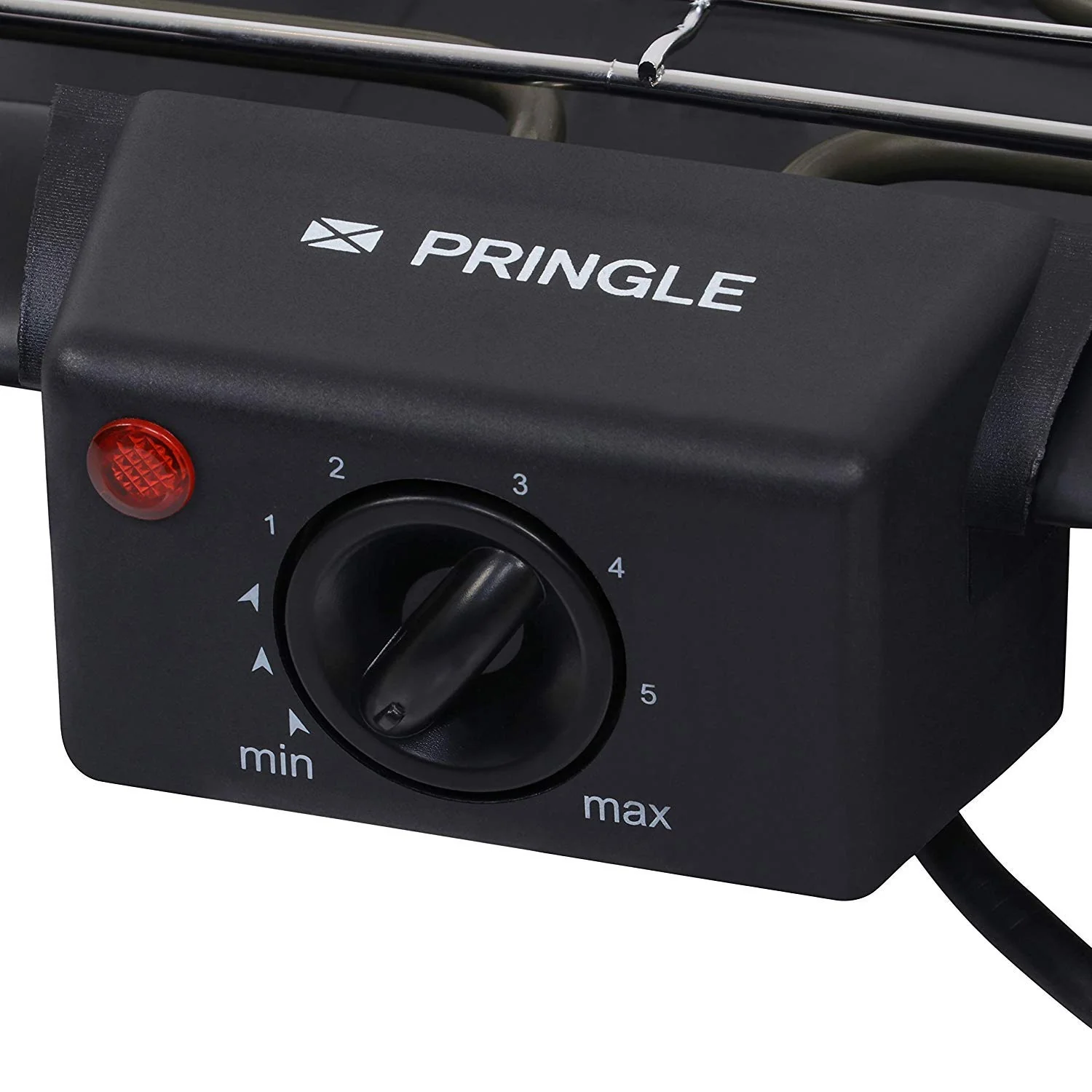 Electric Barbecue Grill 2000 Watt Smokeless Portable Adjustable Temperature Control - Detail View