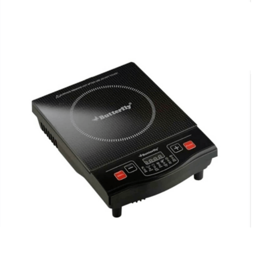 Butterfly 1600 W Induction Cooktop Push Button (Black, RHINO V2) - Detail View