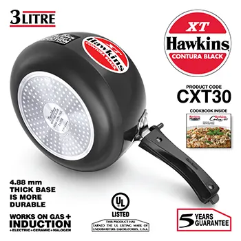 Hawkins Contura Black XT 3 Litre (CXT30) - Alternate View