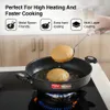 Prestige Hard Anodised Induction Base Multi-Kadai with Glass Lid (Dhokla Plate, Patra Plate, Idli Plates), 28cm (Black) - Detail View