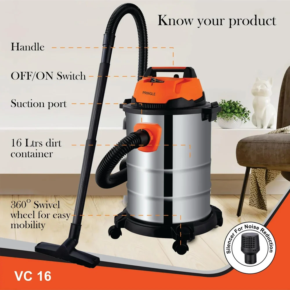 Pringle Vacuum Cleaner Wet - Alternate View