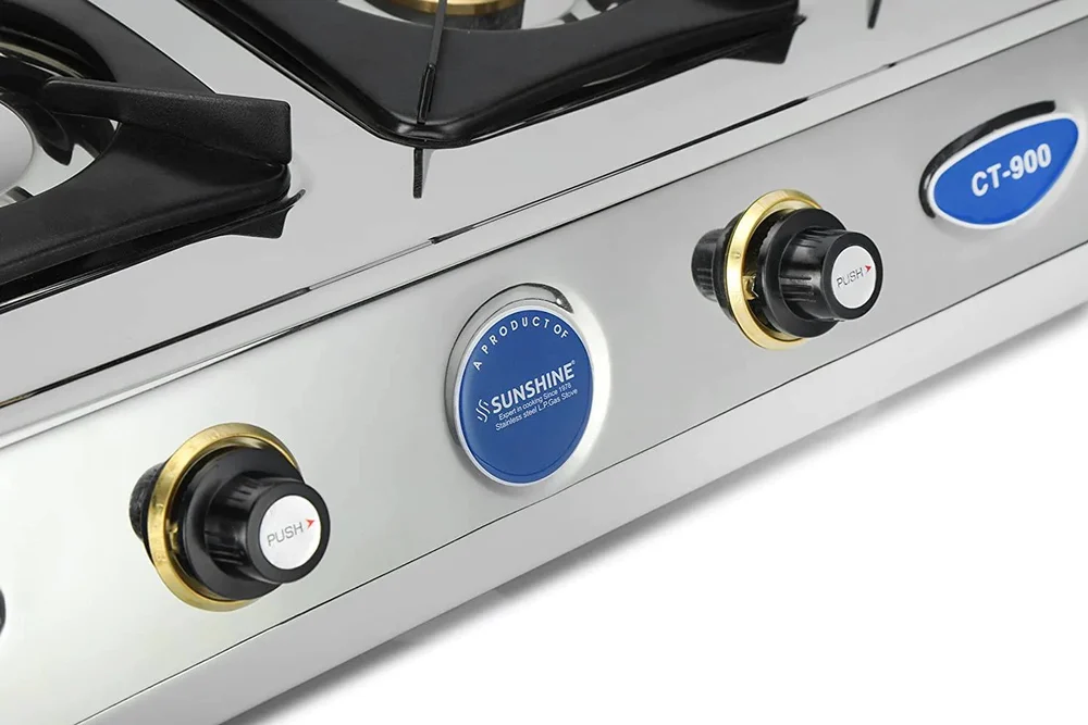 Sunshine CT 900 Gas Stove, Stainless Steel - Alternate View